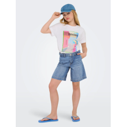 KIDS ONLY Comet Denim Shorts - Light Blue Denim