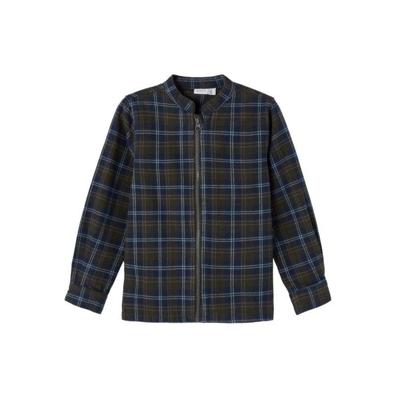 NAME IT Kids Niels Ternet Lynlås Skjorte - Rosin