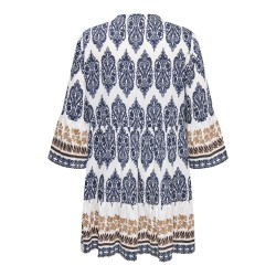 ONLY CARMAKOMA Havana Trekvart ærmet kjole -  Cloud Dancer