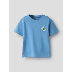 NAME IT MINI Frank kortærmet t-shirt - Cyaneus