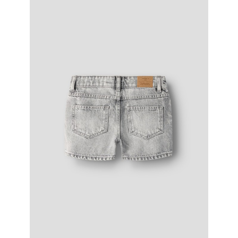 NAME IT KIDS Rose Denim Shorts 6042 - Light Grey Denim