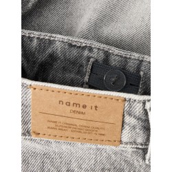 NAME IT KIDS Rose Denim Shorts 6042 - Light Grey Denim