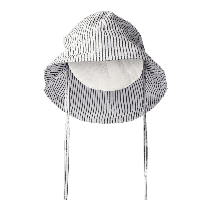 NAME IT BABY Far Stribet Hat - Cloud Dancer