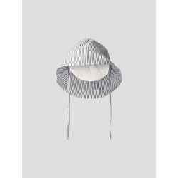 NAME IT BABY Far Stribet Hat - Cloud Dancer