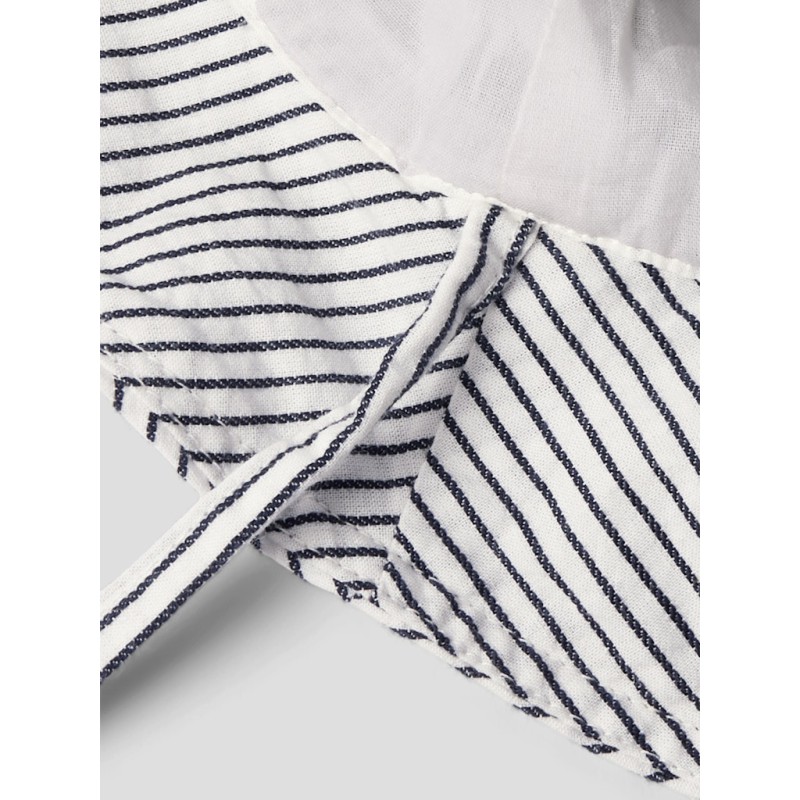 NAME IT BABY Far Stribet Hat - Cloud Dancer