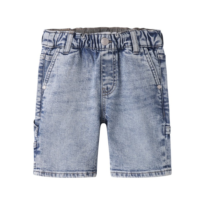 NAME IT MINI Ben Bermuda Shorts - Light Blue Denim