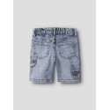 NAME IT MINI Ben Bermuda Shorts - Light Blue Denim