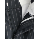 JACK & JONES JUNIOR Owen Toby Chino Shorts - Dark Navy Stripes