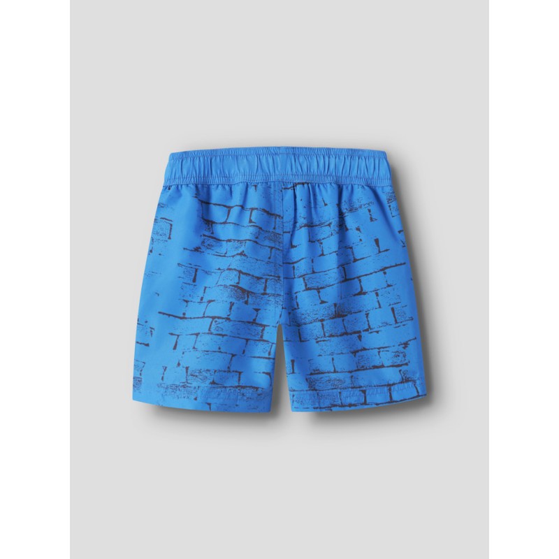 NAME IT Mini Meer Pokemon Lange Badeshorts - Electric Blue Lemona