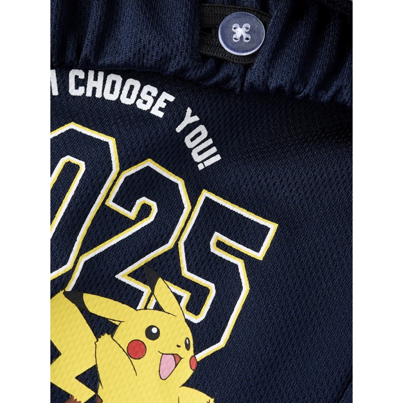 NAME IT Mini Mic Pokemon Lange Shorts - Navy Blazer