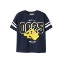 NAME IT MINI Mic Pokemon Kortærmet Polyester Top - Navy Blazer