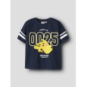 NAME IT MINI Mic Pokemon Kortærmet Polyester Top - Navy Blazer