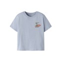 NAME IT Mini Velix Regular T-shirt - Blue Fog