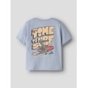 NAME IT Mini Velix Regular T-shirt - Blue Fog