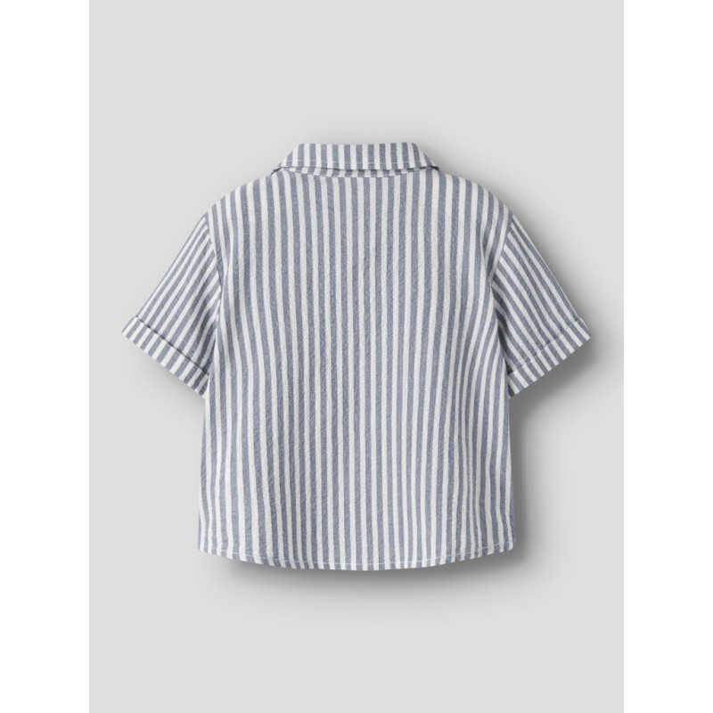 NAME IT Mini Denis Kortærmet Skjorte - Vintage Indigo