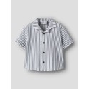 NAME IT Mini Denis Kortærmet Skjorte - Vintage Indigo