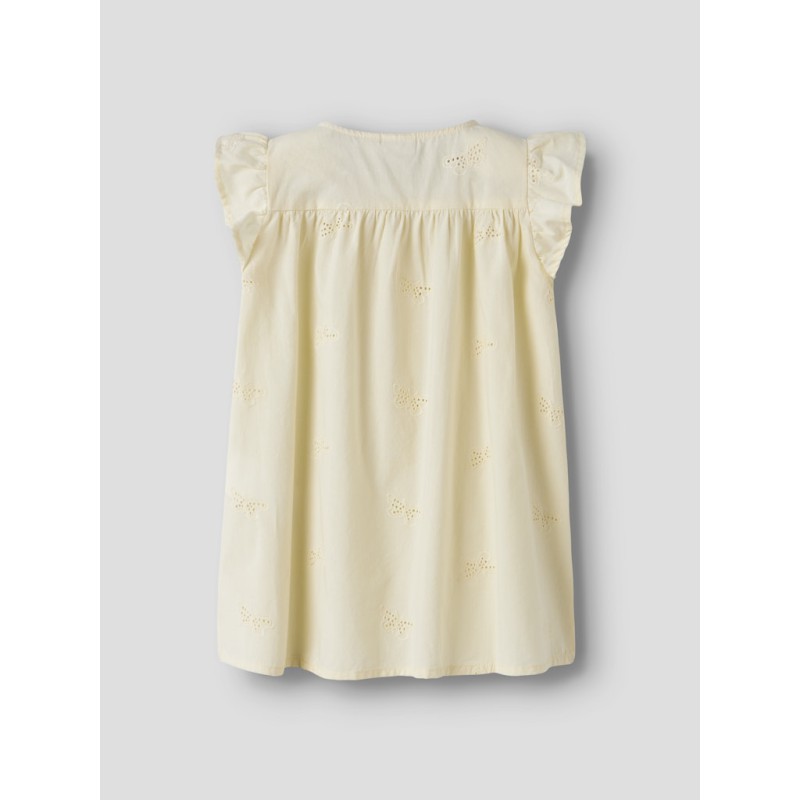 NAME IT Mini Finas Kortærmet Kjole - Pear Sorbet