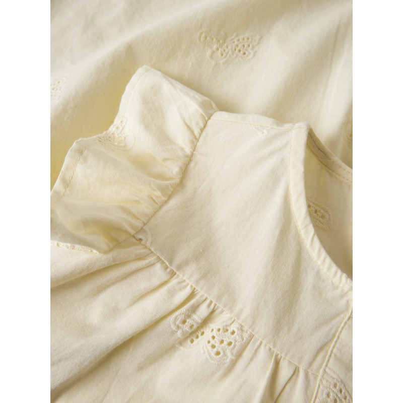 NAME IT Mini Finas Kortærmet Kjole - Pear Sorbet