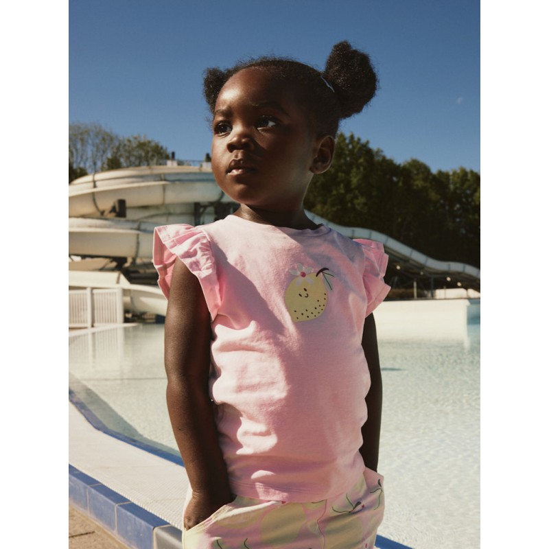 NAME IT Mini Flittaz Kortærmet Top - Pirouette