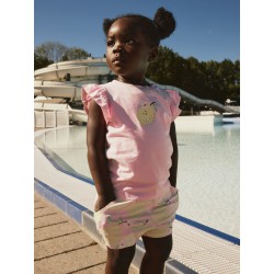 NAME IT Mini Flittaz Kortærmet Top - Pirouette