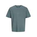 JACK & JONES Club Structure kortærmet t-shirt -  North Atlantic
