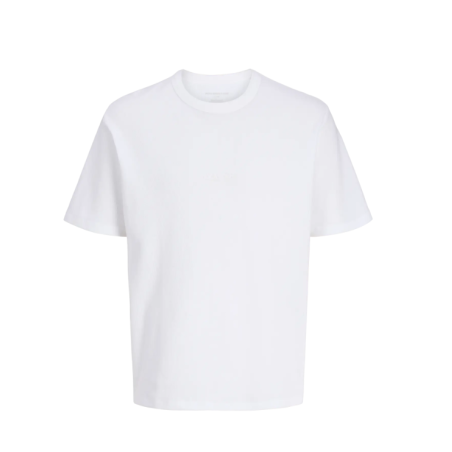 JACK & JONES Club Structure kortærmet t-shirt - Bright White