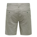 ONLY & SONS Mark 0011 Hør Shorts - Castor Gray