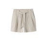 NAME IT KIDS Falinnen Hør Shorts - Chateau Gray
