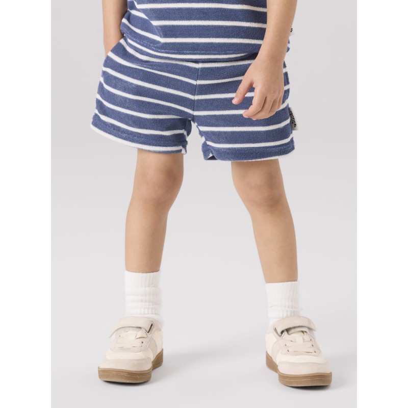 NAME IT MINI Finti Terry short - Vintage indigo