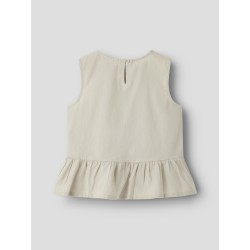 NAME IT KIDS Fa Ærmeløs Top - Chateau Gray