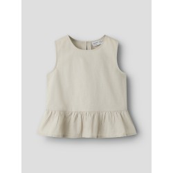 NAME IT KIDS Fa Ærmeløs Top - Chateau Gray