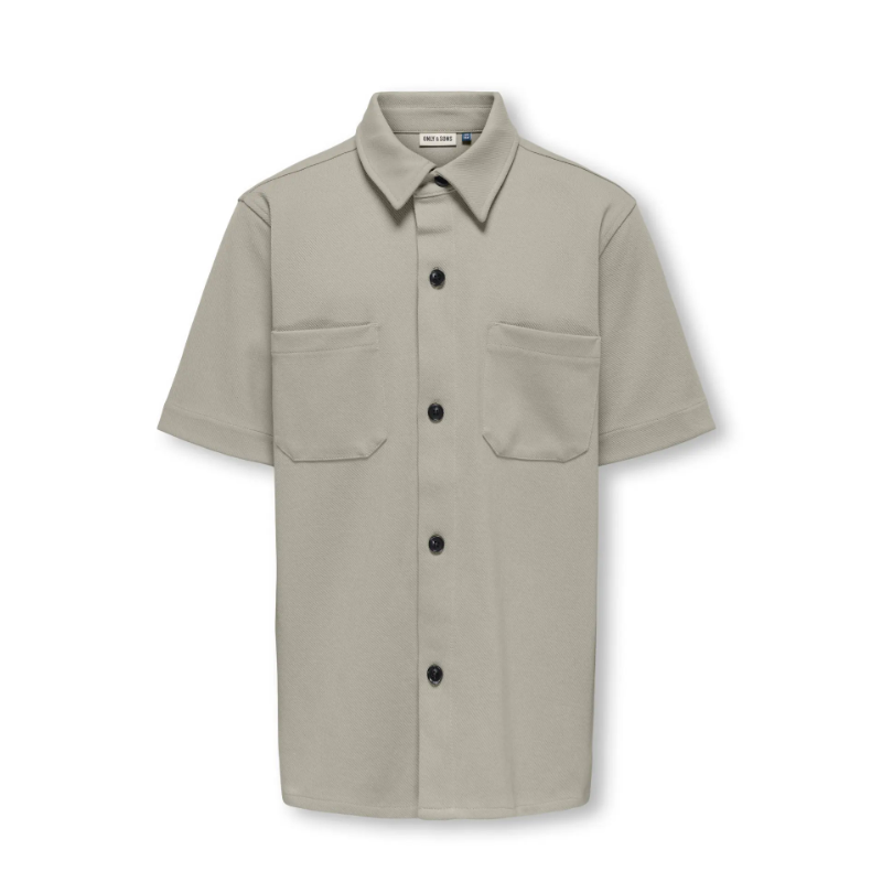 ONLY & SONS JUNIOR New Kody kortærmet skjorte t-short - Vintage Khaki