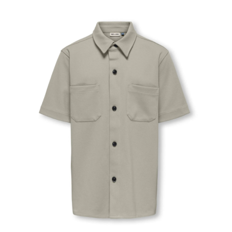 ONLY & SONS JUNIOR New Kody kortærmet skjorte t-short - Vintage Khaki