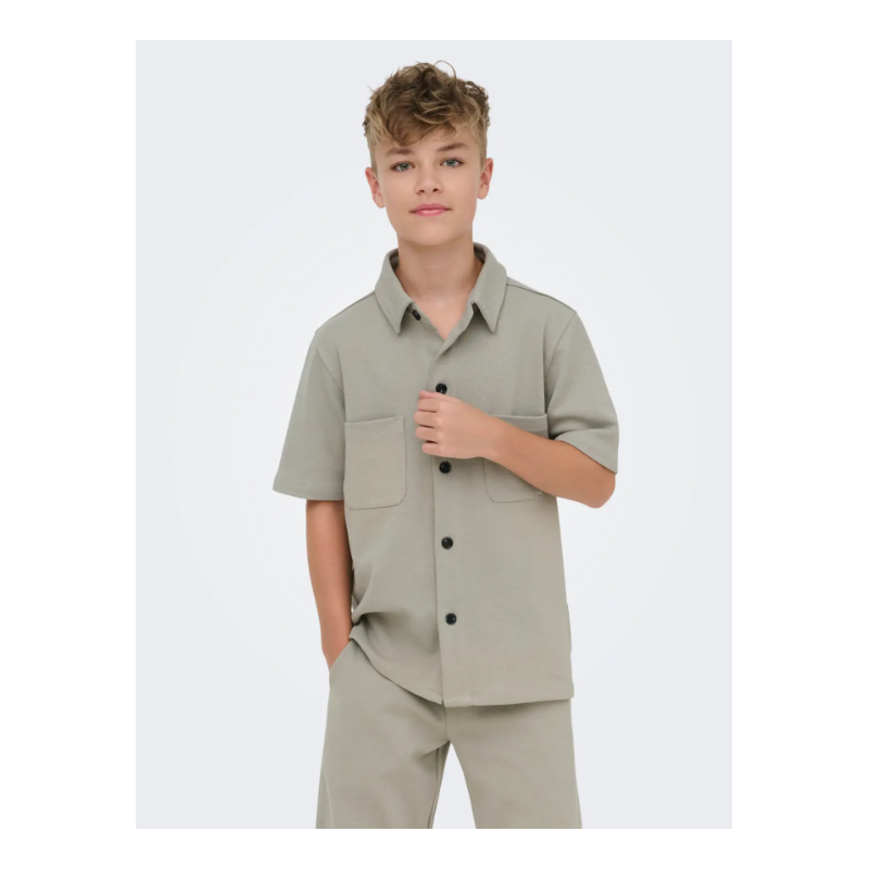 ONLY & SONS JUNIOR New Kody kortærmet skjorte t-short - Vintage Khaki