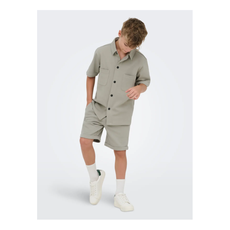 ONLY & SONS JUNIOR New Kody kortærmet skjorte t-short - Vintage Khaki