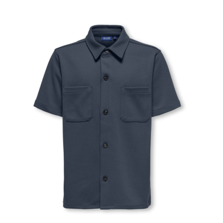 ONLY & SONS JUNIOR New Kody kortærmet skjorte t-short - Ombre Blue