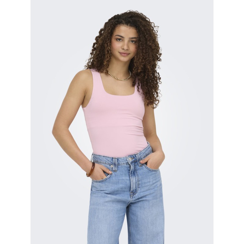 ONLY Ea S/L Vendbar Top - Romance Rose