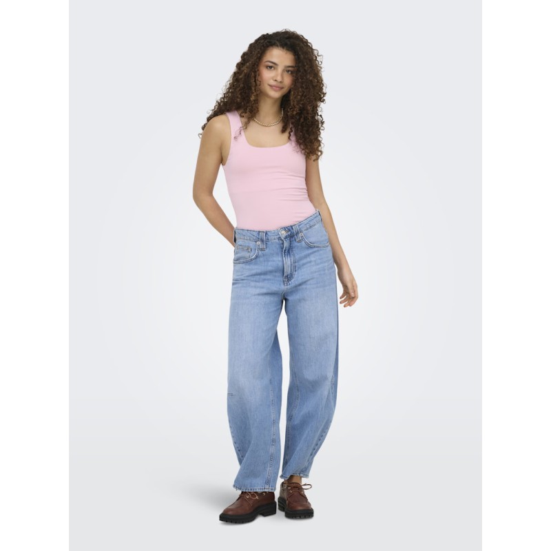 ONLY Ea S/L Vendbar Top - Romance Rose