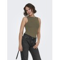 ONLY Ea S/L Vendbar Top - Canteen