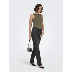 ONLY Ea S/L Vendbar Top - Canteen