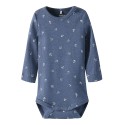 NAME IT BABY Anchor langærmet bodystocking - Vintage Indigo