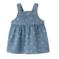 NAME IT BABY Mille kjole/nederdel -  Light Blue Denim
