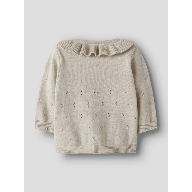 NAME IT BABY Diame langærmet Strik cardigan - Peyote Melange