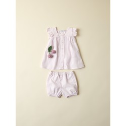 NAME IT BABY Finas Blommers -  Cradle pink