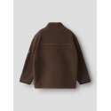 NAME IT Mini Bulin L/S Teddy Cardigan - Shopping Bag /Brun