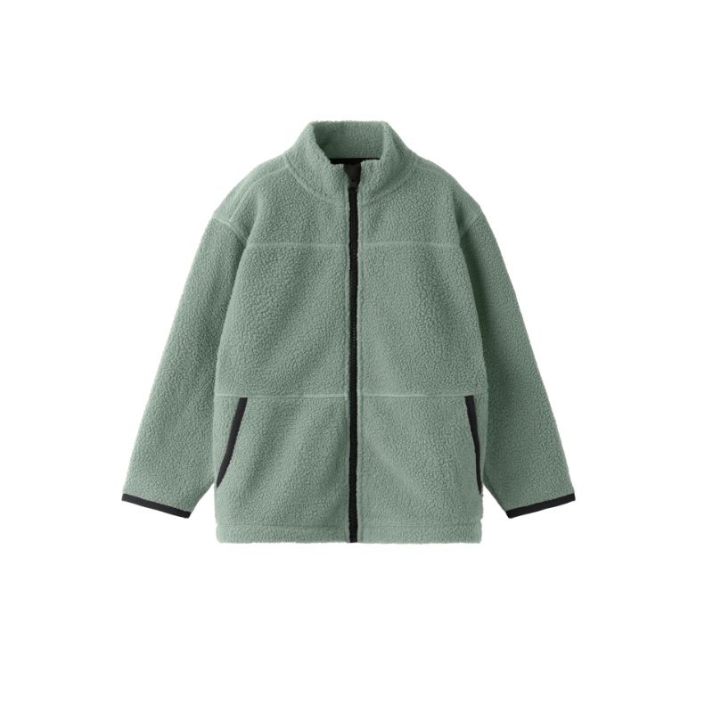 NAME IT Mini Bulin L/S Teddy Cardigan - Chinois Green