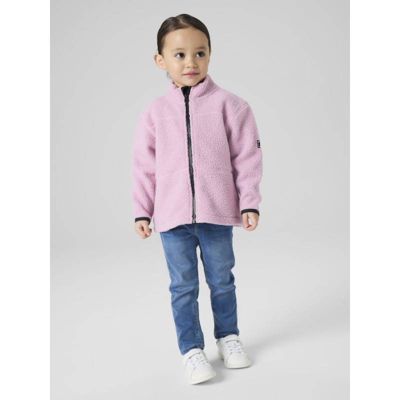 NAME T Mini Bulina Teddy Cardigan - Mauve Mist