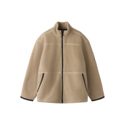 NAME T Mini Bulina Teddy Cardigan - Gilded Beige