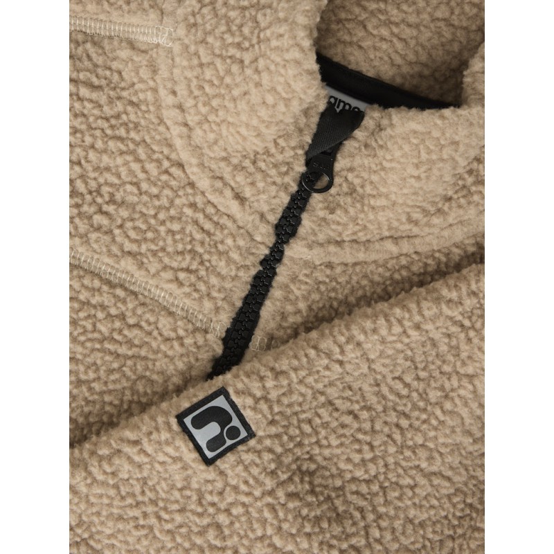 NAME T Mini Bulina Teddy Cardigan - Gilded Beige