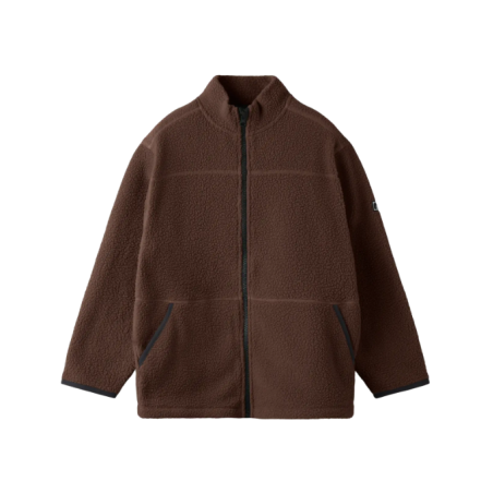 NAME IT Kids Bulin Teddy Cardigan - "Shopping Bag"/Sand